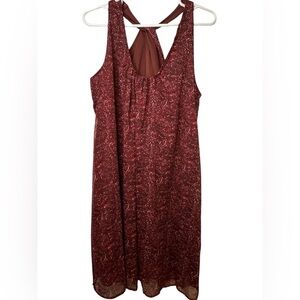 CONVERSE ONE STAR Red Paisley Racerback Midi Style Dress XL